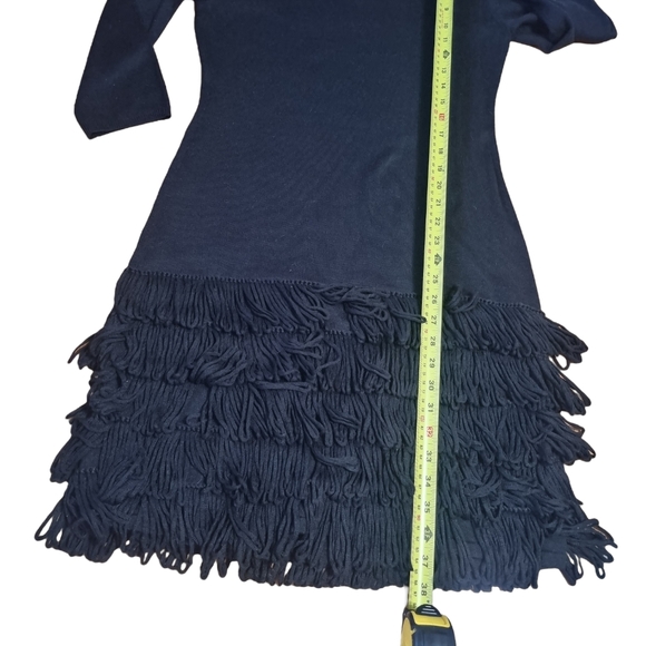 🔥Host Pick🔥 Calvin Klein Sweater Dress with Fringed Bottom - Picture 6 of 9
